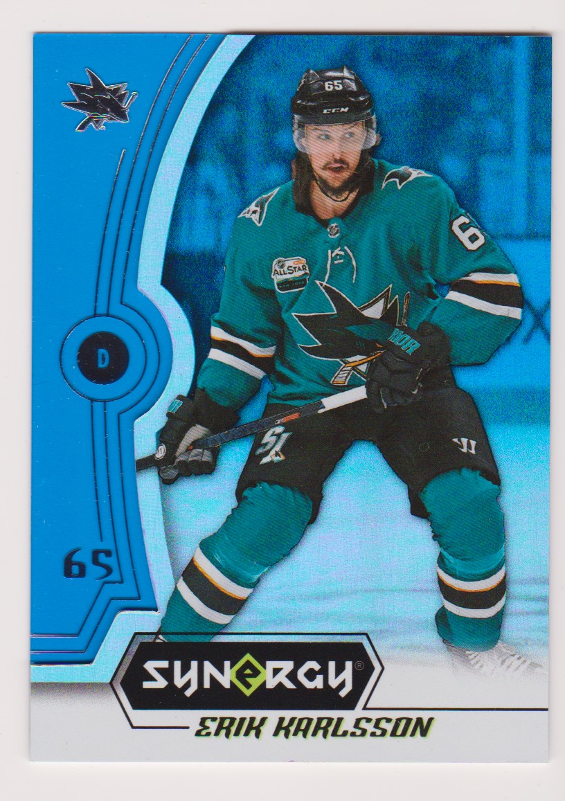 2018-19 Synergy Blue #15 Erik Karlsson (image for) 2018-19 Synergy Blue #15 Erik Karlsson
